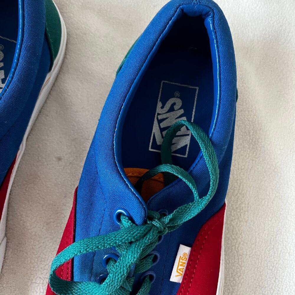 Vans Authentic Primary Color Lace Up Sneaker Tennis Shoe Mens 6.5/ Womens 8 - Picture 2 of 6